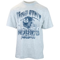 Champion utah state aggies football graphic gray unisex t-shirt